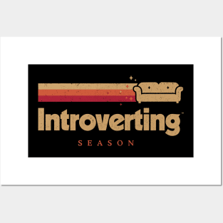 Introverting Season - Couch Stay Home Posters and Art